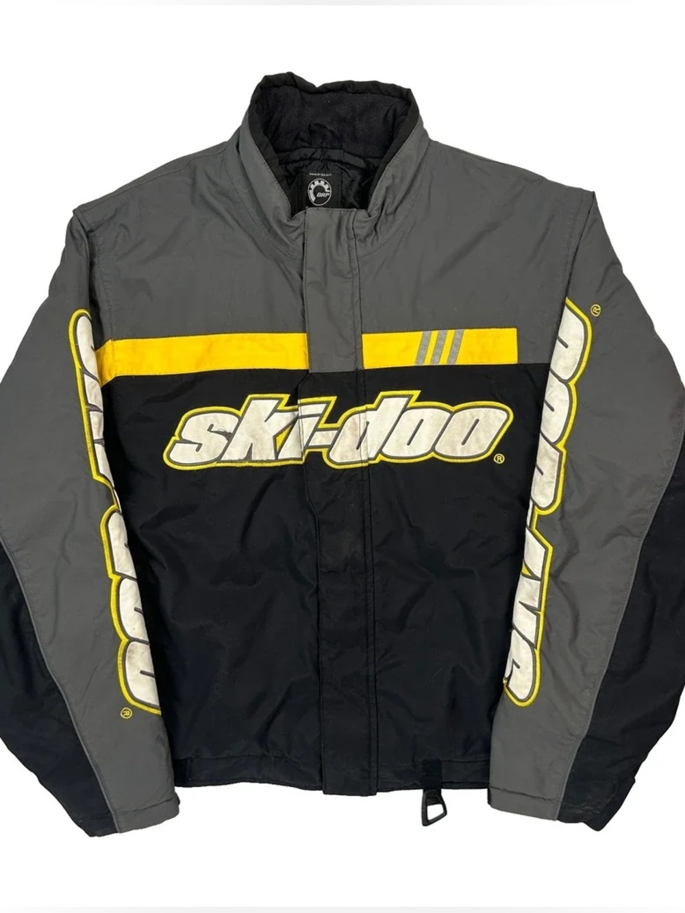 BRP SKI-DOO Spellout Ski Jacket Racing Insulated Snowmobiling Canada Size XL